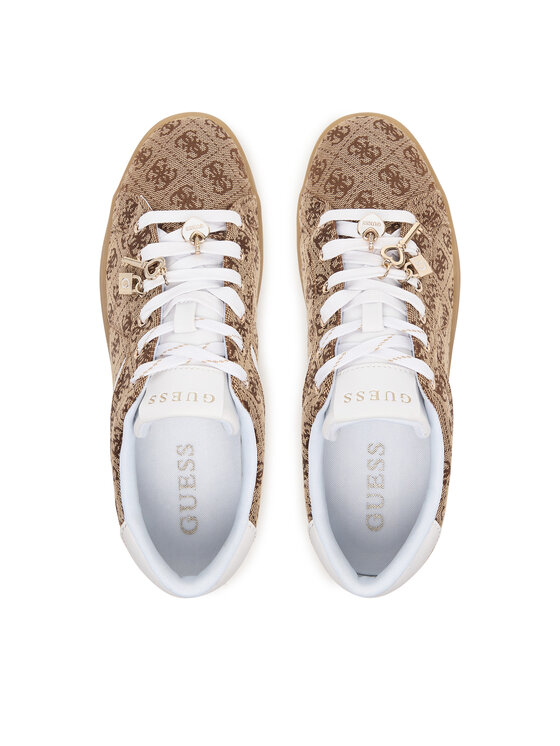 Guess Sneakersy Guess FLFJAR FAL12 Brązowy