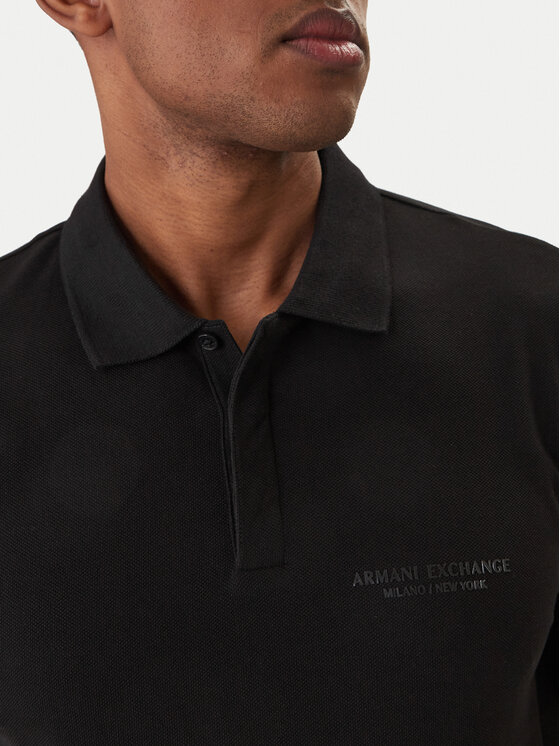 Armani Exchange Armani Exchange Polo XM001286 AF10366 UC001 Negro Regular Fit