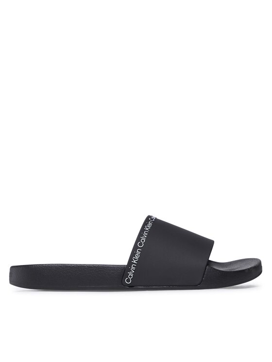 Calvin Klein Nazouváky Calvin Klein Pool Slide Rubber HM0HM00981 Černá