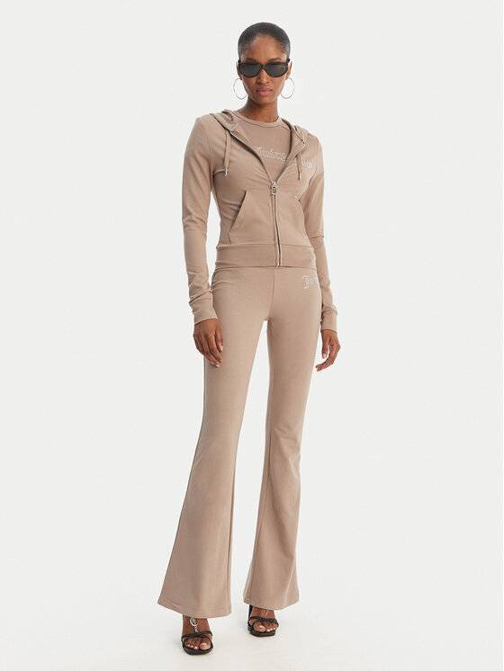 Juicy Couture Juicy Couture Pantalones de chándal Christine JCWBJ126309 Beis Flared Leg