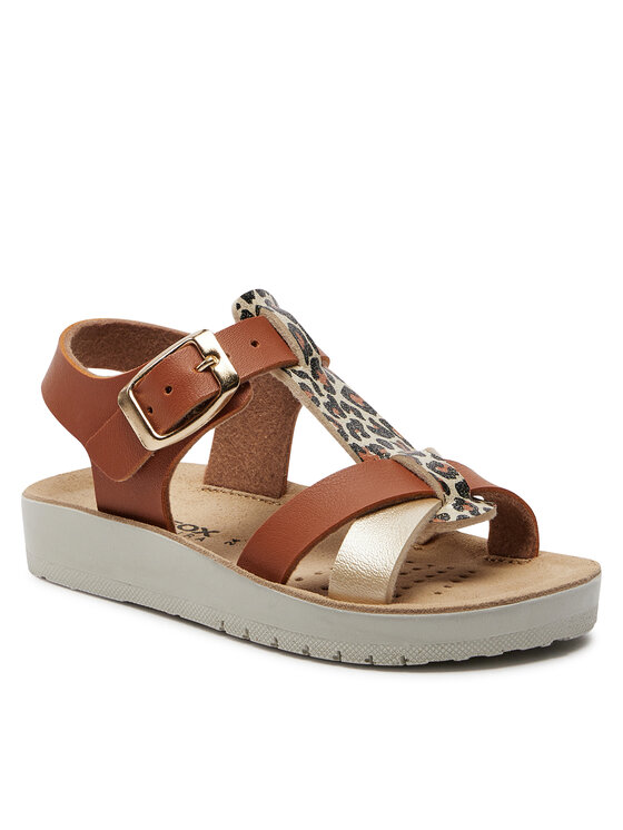 Geox Sandály Geox J Sandal Costarei Gi J45EAG 05404 C5B2U M Béžová
