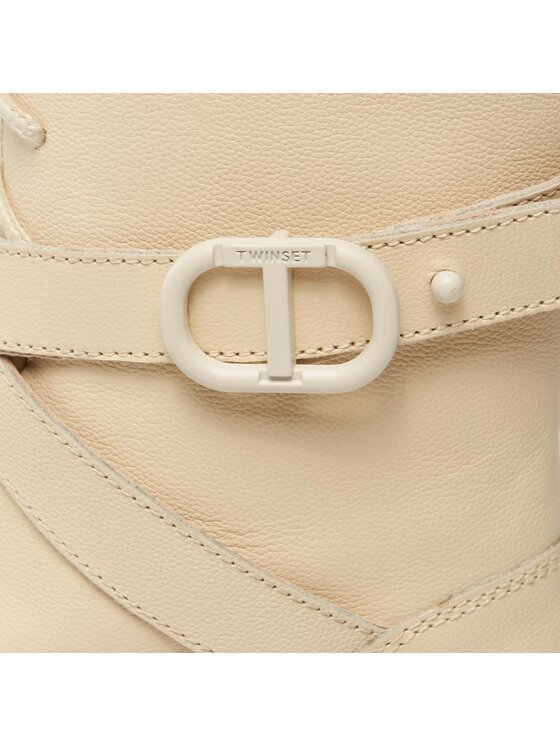 TWINSET Pohodni čevlji TWINSET 232TCP050 Écru