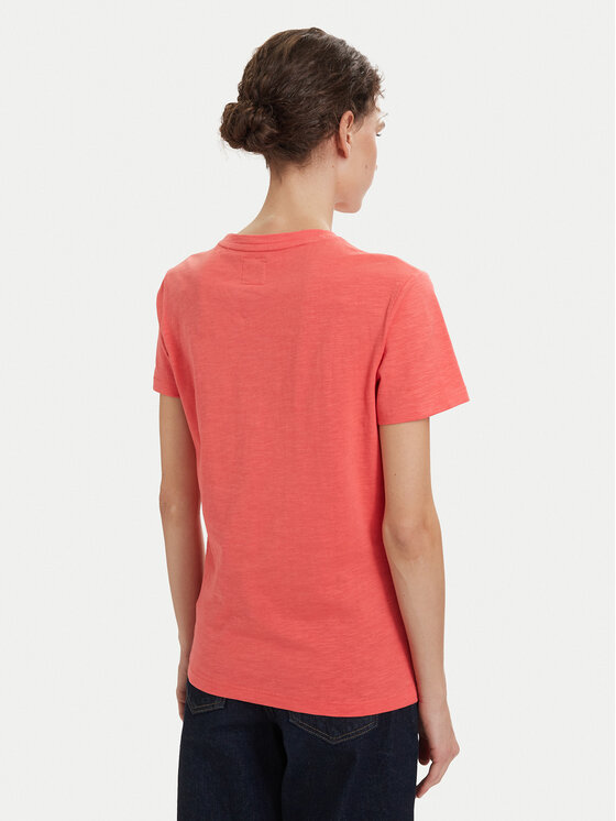 Beverly Hills Polo Club Beverly Hills Polo Club Camiseta P-SS26W-TS6510 Coral Regular Fit