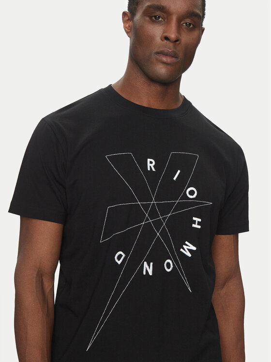 Richmond X Richmond X Majica UMP25020TS Črna Regular Fit