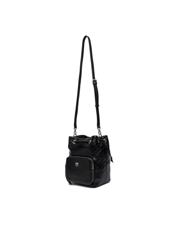 PINKO Дамска чанта PINKO Cargo Bucket Vitello Al 25-26 PLTT 105112 A2JC Черен
