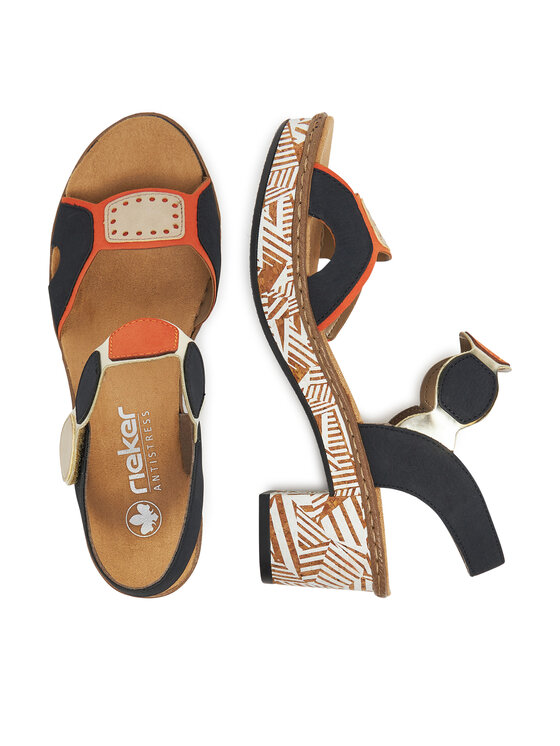 Rieker Σανδάλια Rieker 63876-90 Έγχρωμο
