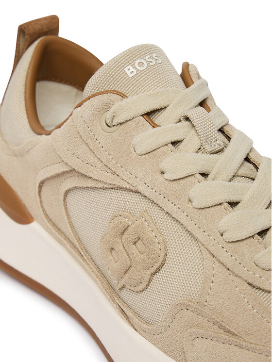 BOSS Снікерcи BOSS B Icon Runn 50563381 Бежевий