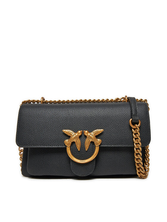 Geantă PINKO Love One Soft Mini AI 24-25 PLTT 104528 A29Q Negru