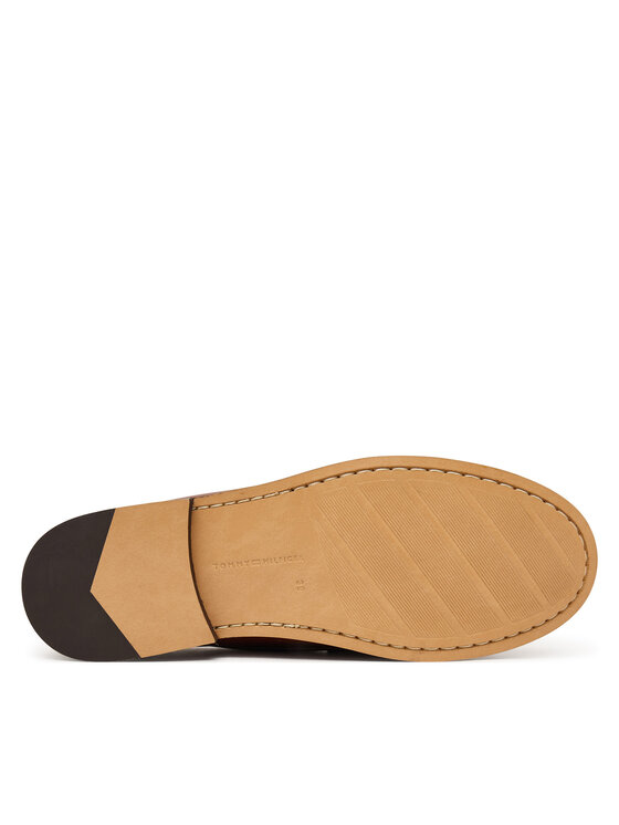 Tommy Hilfiger Mocasini Tommy Hilfiger Hilfiger Penny Loafer Smooth Lth FW0FW09249 Maro
