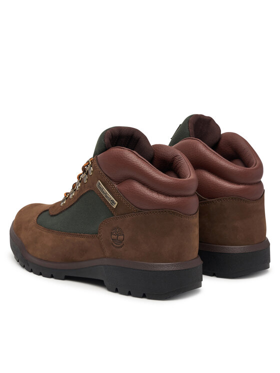 Timberland Šnurovacia obuv Timberland Field Boot TB0A42SGW071 Tmavo hnedá