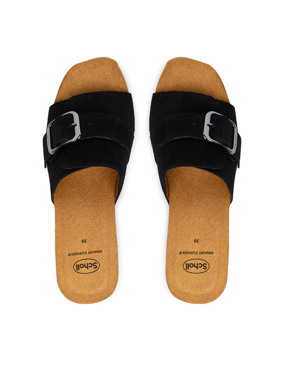 Scholl Шльопанці Scholl Tropica Buckle Med. MF00880 Чорний