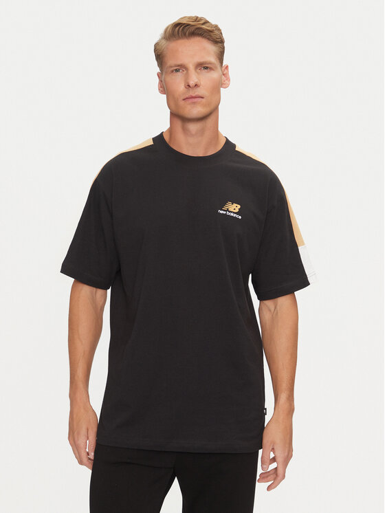 New Balance New Balance T-shirt Classics MT43526BK Nero Relaxed Fit