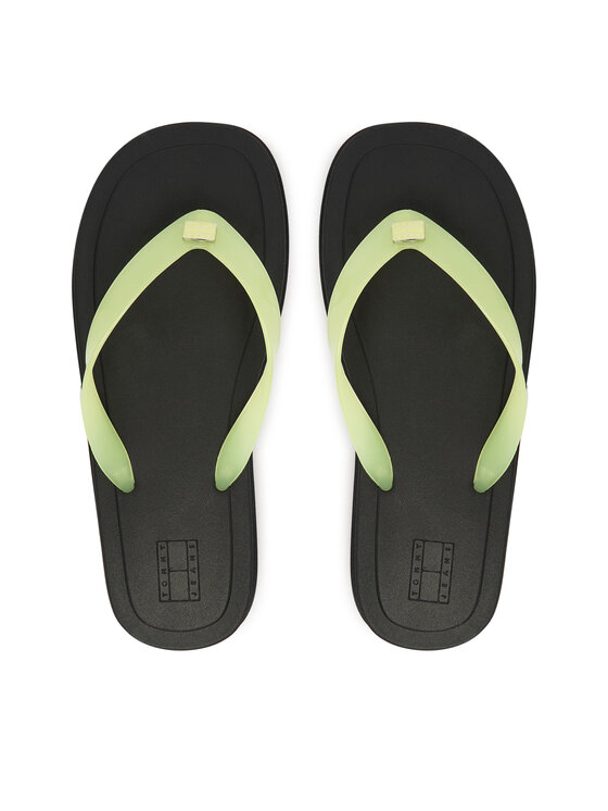 Tommy Jeans Flip-flops Tommy Jeans Tjw Cleated Jelly Summer Sandal EN0EN02954 Zöld