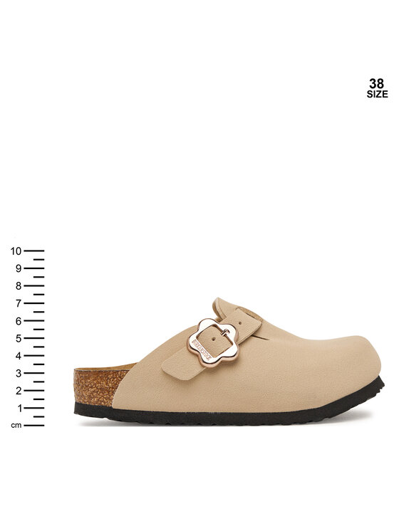 Birkenstock Шльопанці Birkenstock Boston Flower Buckle 1030630 S Бежевий