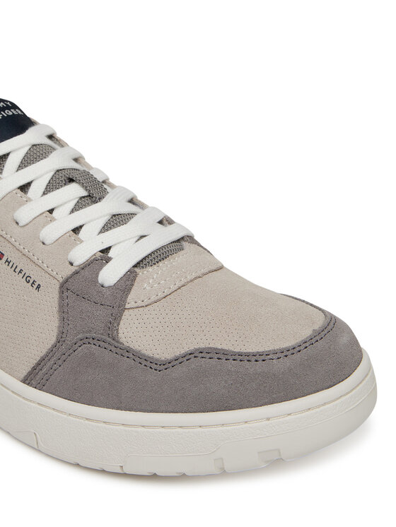 Tommy Hilfiger Sneakersy Tommy Hilfiger Basket Core Lite Suede FM0FM05519 Beżowy
