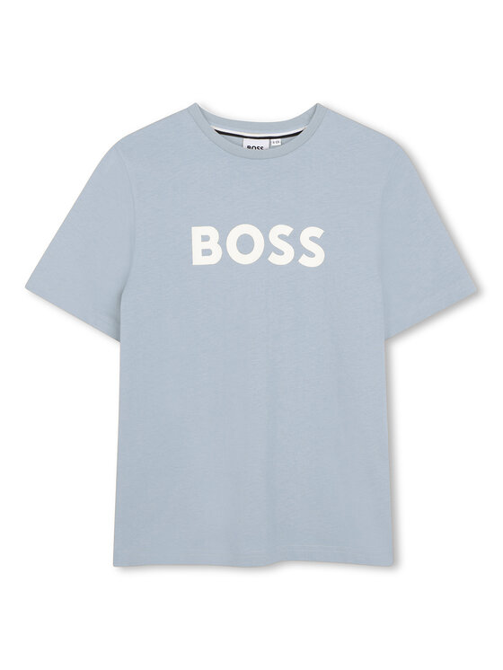 BOSS BOSS Camiseta J52711 Celeste Regular Fit