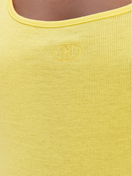Liu Jo Sport Liu Jo Sport Top TA6173 J3845 Amarillo Regular Fit