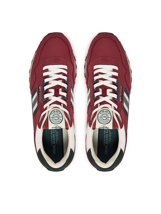 Pepe Jeans Tenisice Pepe Jeans Kingston College M PMS400010 Tamnocrvena
