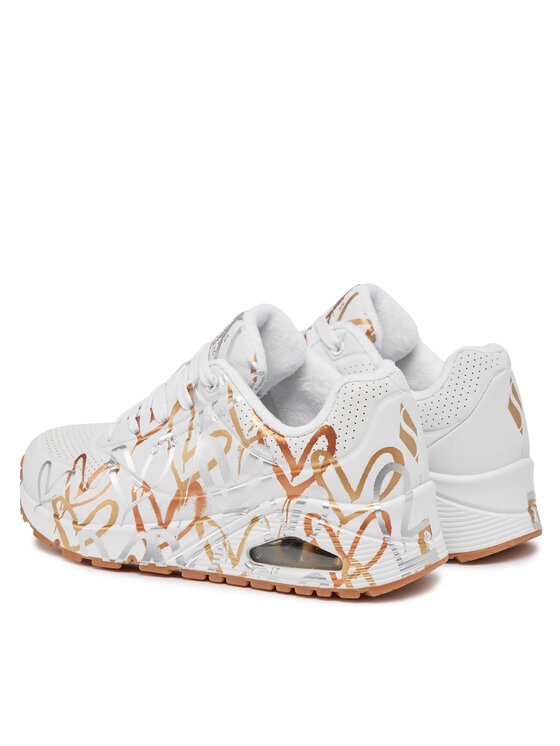 Skechers Снікерcи Skechers Uno Metallic Love 155523/WTGD Білий