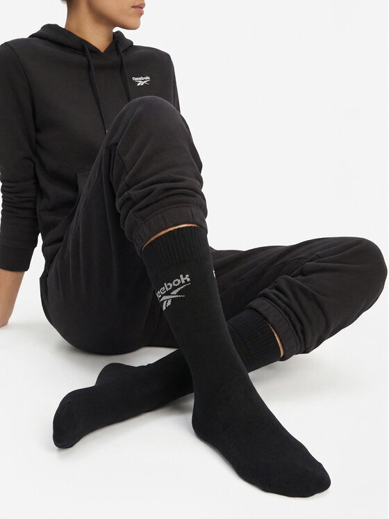 Reebok Довгі шкарпетки Reebok R0367-SS24 (3-pack) Чорний