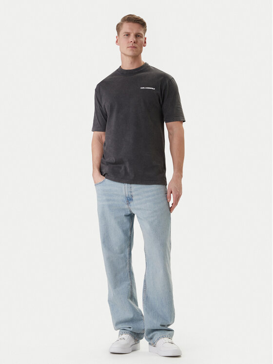 KARL LAGERFELD KARL LAGERFELD Camiseta 755171 562256 Gris Loose Fit