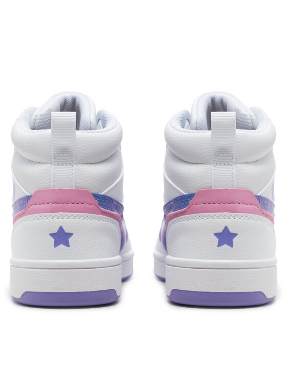 Puma Сникърси Puma Rebound V6 Mid Bouncy Sky Jr 398725 01 Бял