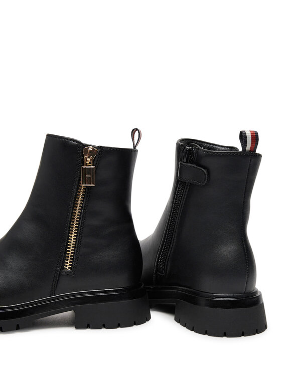 Tommy Hilfiger Čizme Tommy Hilfiger Chelsea Boot T3A5-33566-1351 M Crna