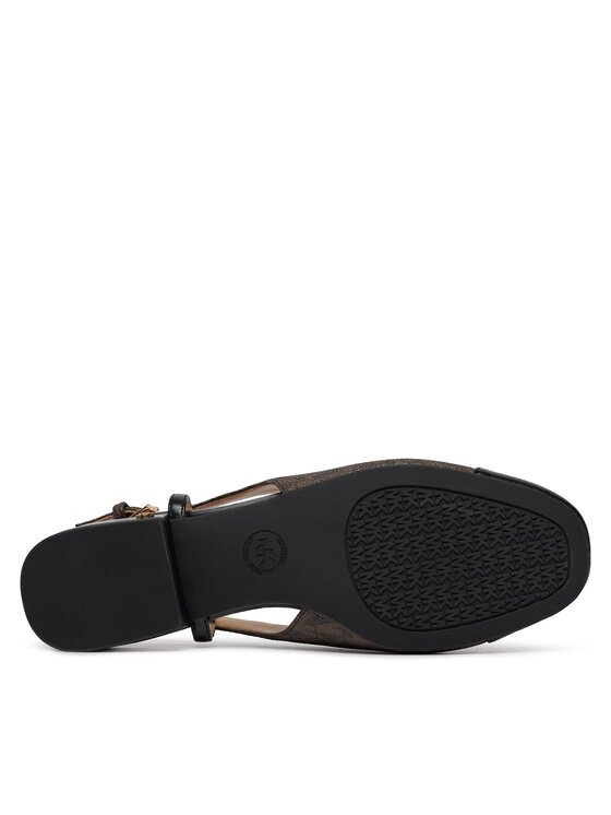 MICHAEL Michael Kors Сандали MICHAEL Michael Kors Perla Flex Sling Flat 40R4PLFP1B Кафяв