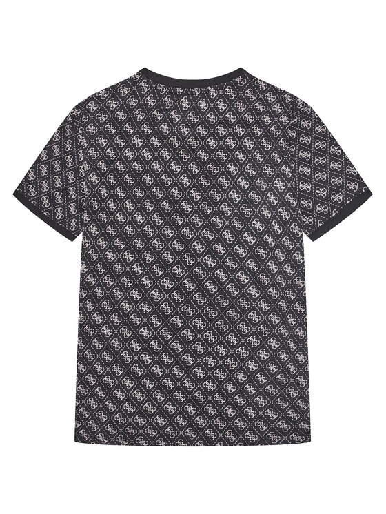 Guess Guess Футболка L4YI47 J1314 Чорний Regular Fit