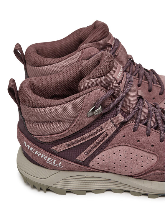 Merrell Черевики туристичні Merrell Wildwood Mid Ltr Wp J068104 Бордовий