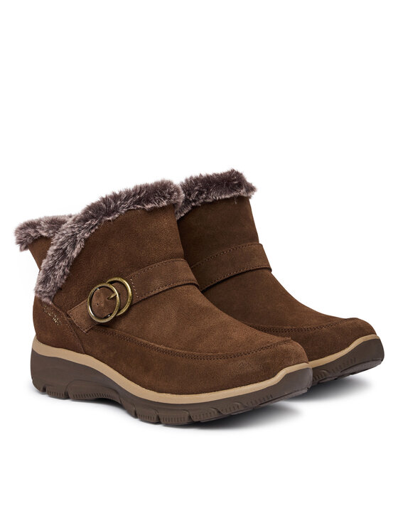 Skechers Členková obuv Skechers Easy Going - Gentle Winter 168185 Hnedá