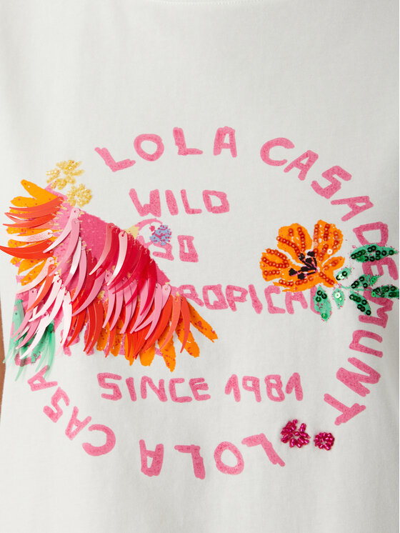 LOLA CASADEMUNT LOLA CASADEMUNT Camiseta LS2615010 Blanco Regular Fit