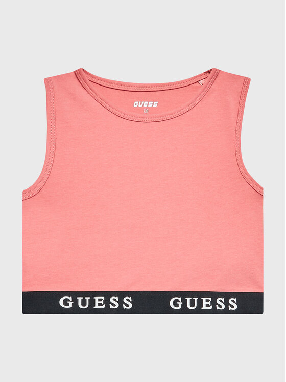 Guess Guess Топ J2YI34 KABR0 Рожевий Slim Fit