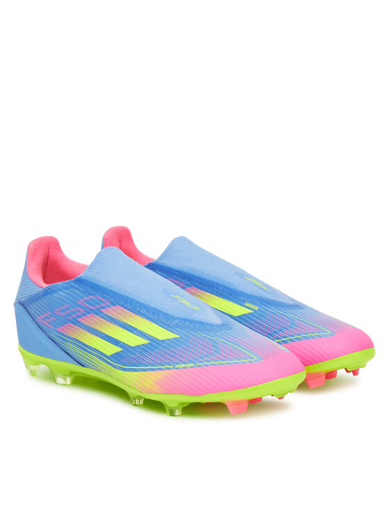 adidas Čevlji za nagomet adidas F50 League Laceless Firm/Multi-Ground IE1240 Mornarsko modra