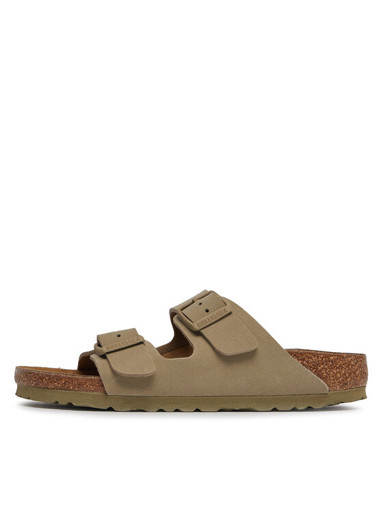 Birkenstock Шльопанці Birkenstock Arizona Birko-Flor 1027697 Хакі