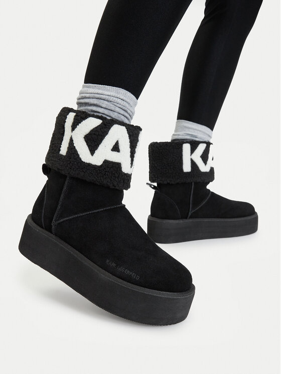 KARL LAGERFELD Μπότες Χιονιού KARL LAGERFELD KL48552 Μαύρο