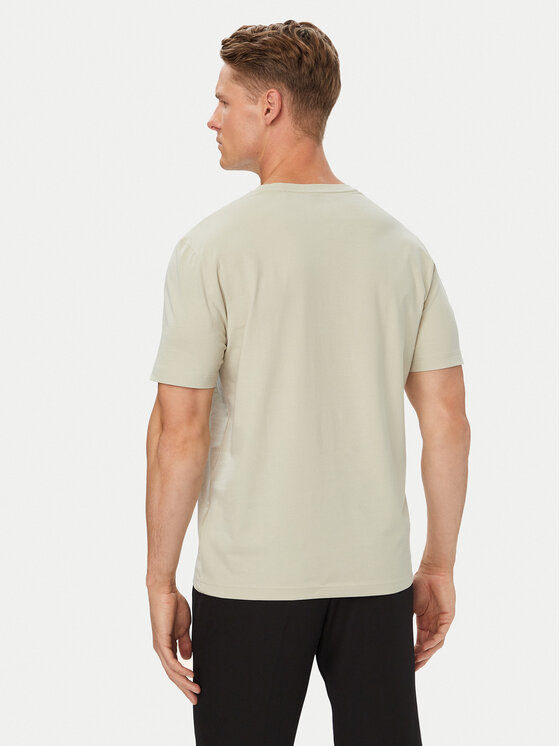 BOSS BOSS Camiseta Network Flag 50566853 Beis Regular Fit