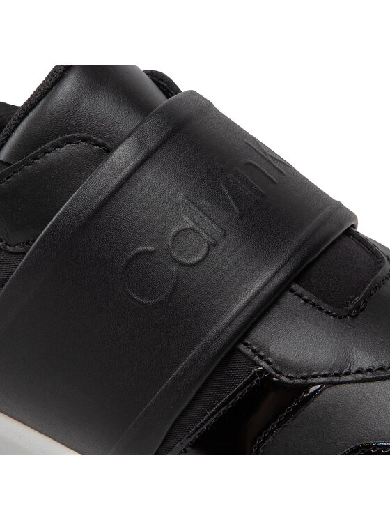 Sneakersy Calvin Klein Flex Run Slip On-Hf HW0HW01062 Czarny | Eobuwie ...