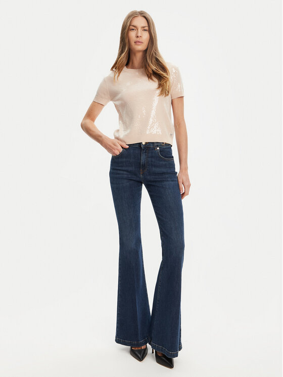 Guess Guess Jersey W5YR21 Z3E70 Beis Regular Fit