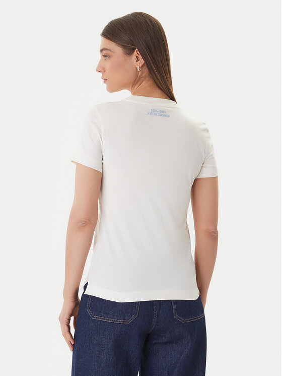 Guess Guess Футболка W6GP02 K2753 Écru Regular Fit