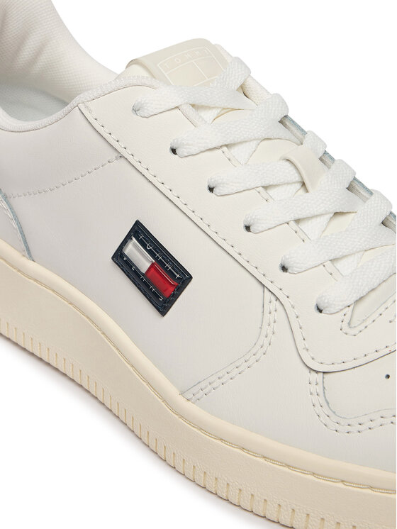 Tommy Jeans Laisvalaikio batai Tommy Jeans Tjw Basket EN0EN02980 Balta