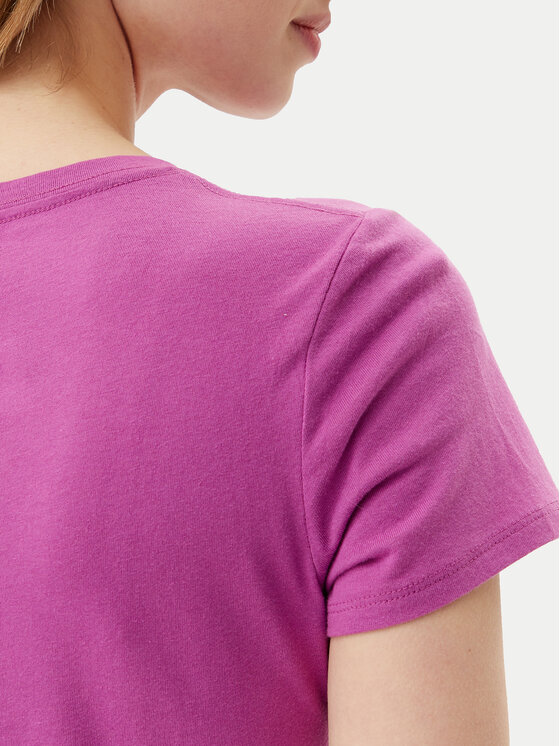 Gap Gap T-shirt 776775-07 Ljubičasta Regular Fit