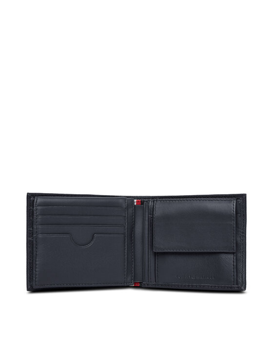 Tommy Hilfiger Peněženka Tommy Hilfiger Th Flag Cc Flap And Coin AM0AM13520 Tmavomodrá