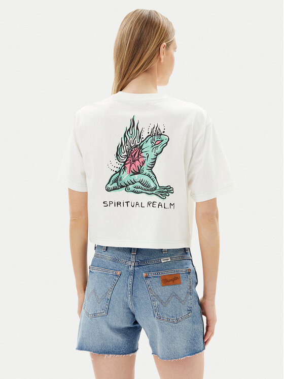 Volcom Volcom Футболка Alix 1 B3512505 Білий Boxy Fit