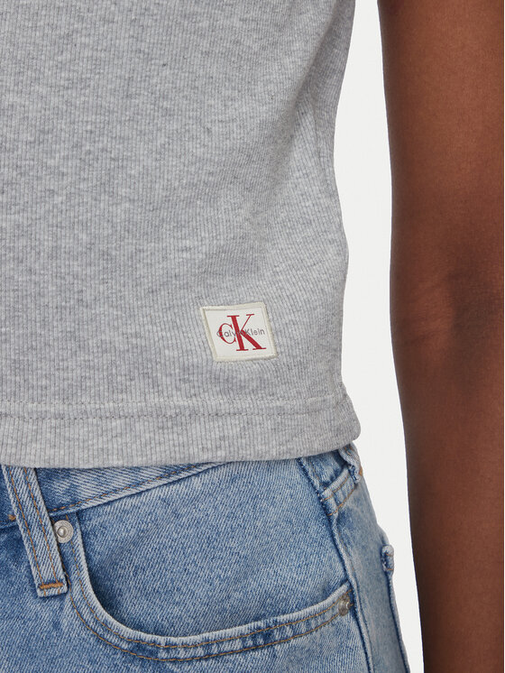 Calvin Klein Jeans Calvin Klein Jeans Majica LV047C910G Siva Regular Fit