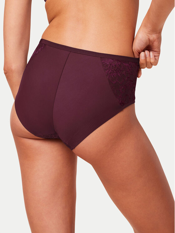 Triumph Triumph Klasične gaćice s visokim strukom Amourette Charm 10216997 Tamnocrvena