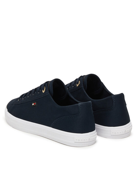 Tommy Hilfiger Sportcipők Tommy Hilfiger Th Foxing Sneaker Canvas FW0FW09170 Sötétkék