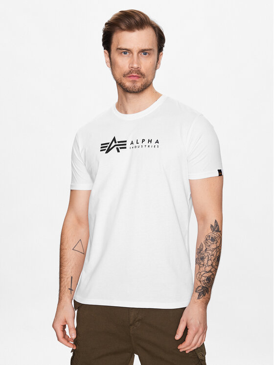 Alpha Industries Alpha Industries Комплект футболок Alpha Label 118534 Білий Regular Fit
