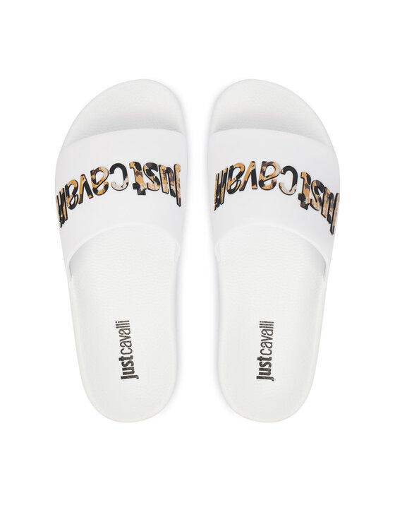 Just Cavalli Шльопанці Just Cavalli 80RA3SZ1 ZSE51 Білий