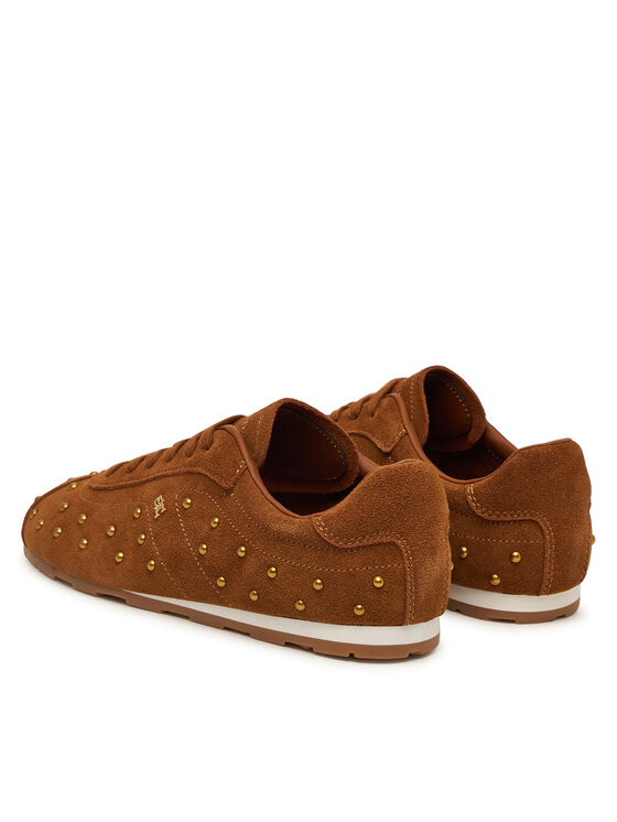Tommy Hilfiger Snīkeri Tommy Hilfiger Th Bella Low Profile Studs FW0FW09882 Brūns